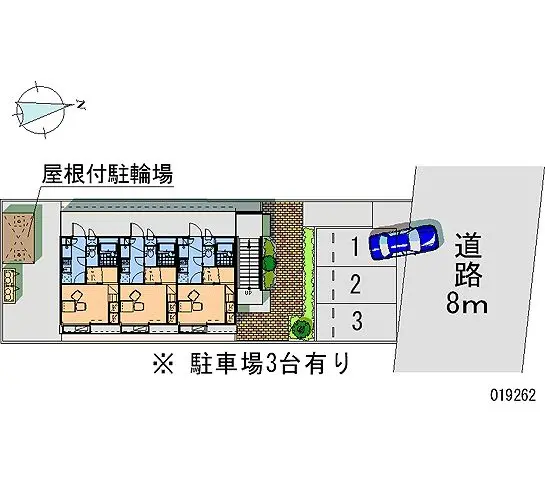 ★手数料０円★蒲郡市本町　月極駐車場（LP）